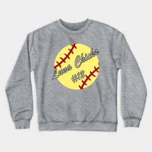 Soft ball logo Crewneck Sweatshirt